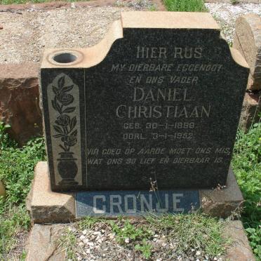 CRONJE Daniel Christiaan 1898-1952