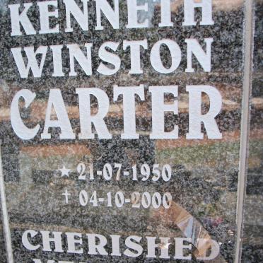 CARTER Kenneth Winston 1950-2000