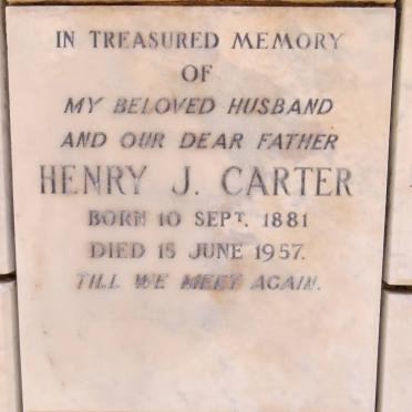 CARTER Henry J. 1881-1957