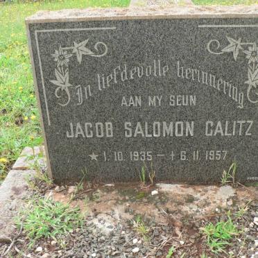 CALITZ Jacob Salomon 1935-1957