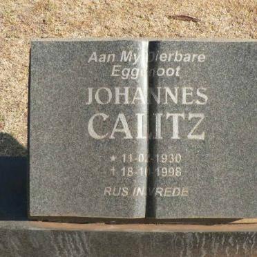 CALITZ Johannes 1930-1998