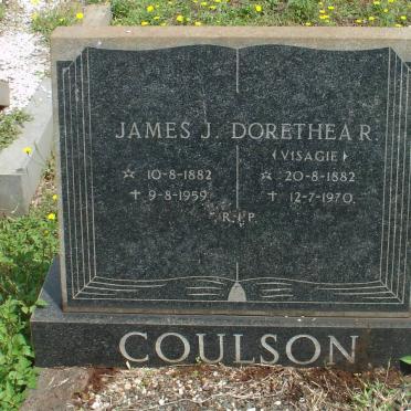 COULSON James J. 1882-1959 &amp; Doretha R. VISAGIE 1882-1970