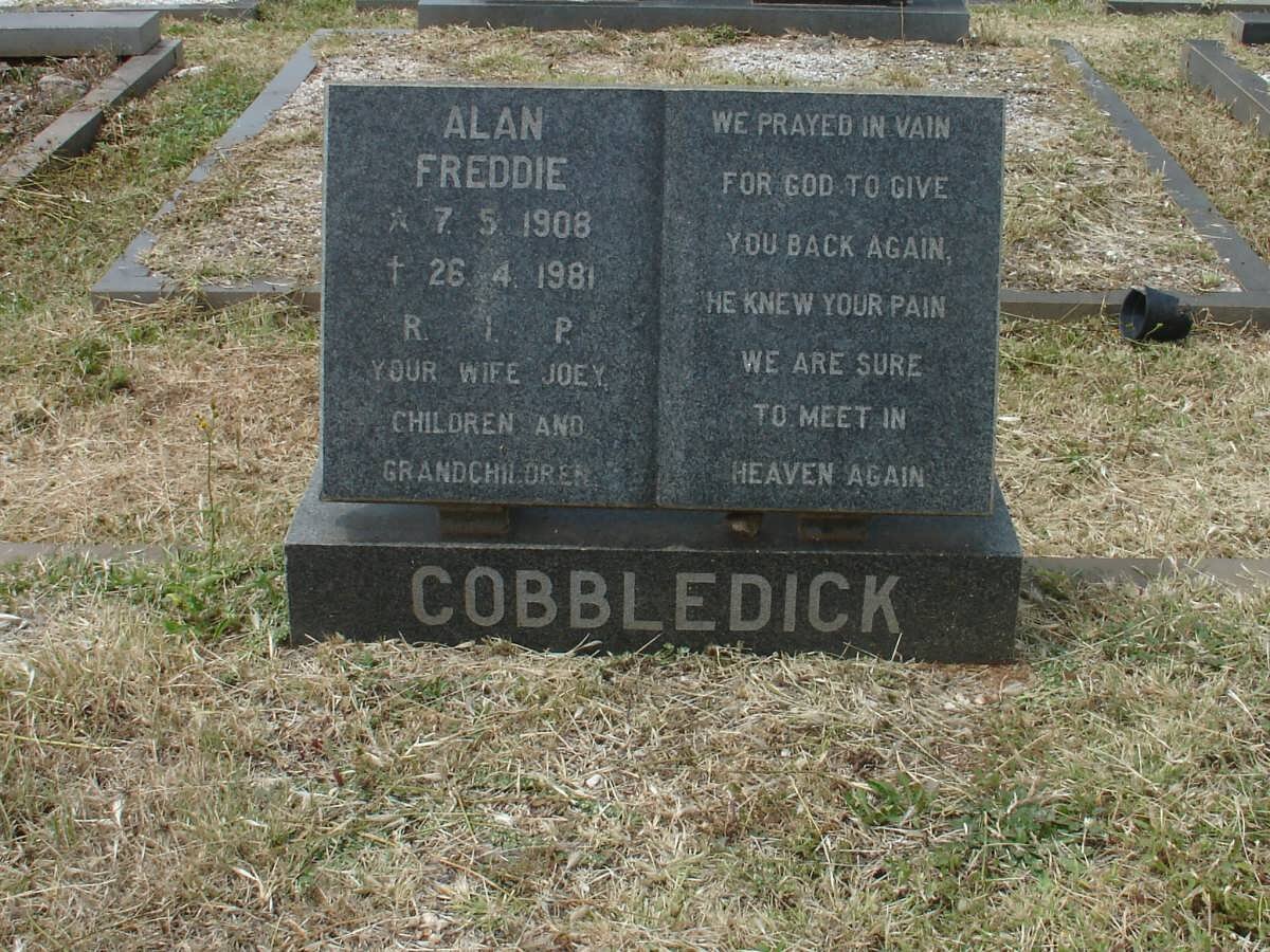COBBLEDICK Alan Freddie 1908-1981