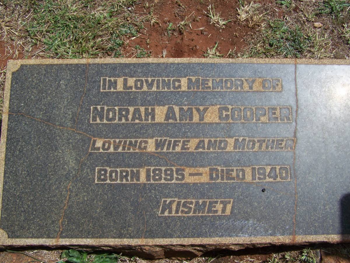 COOPER Norah Amy 1895-1940