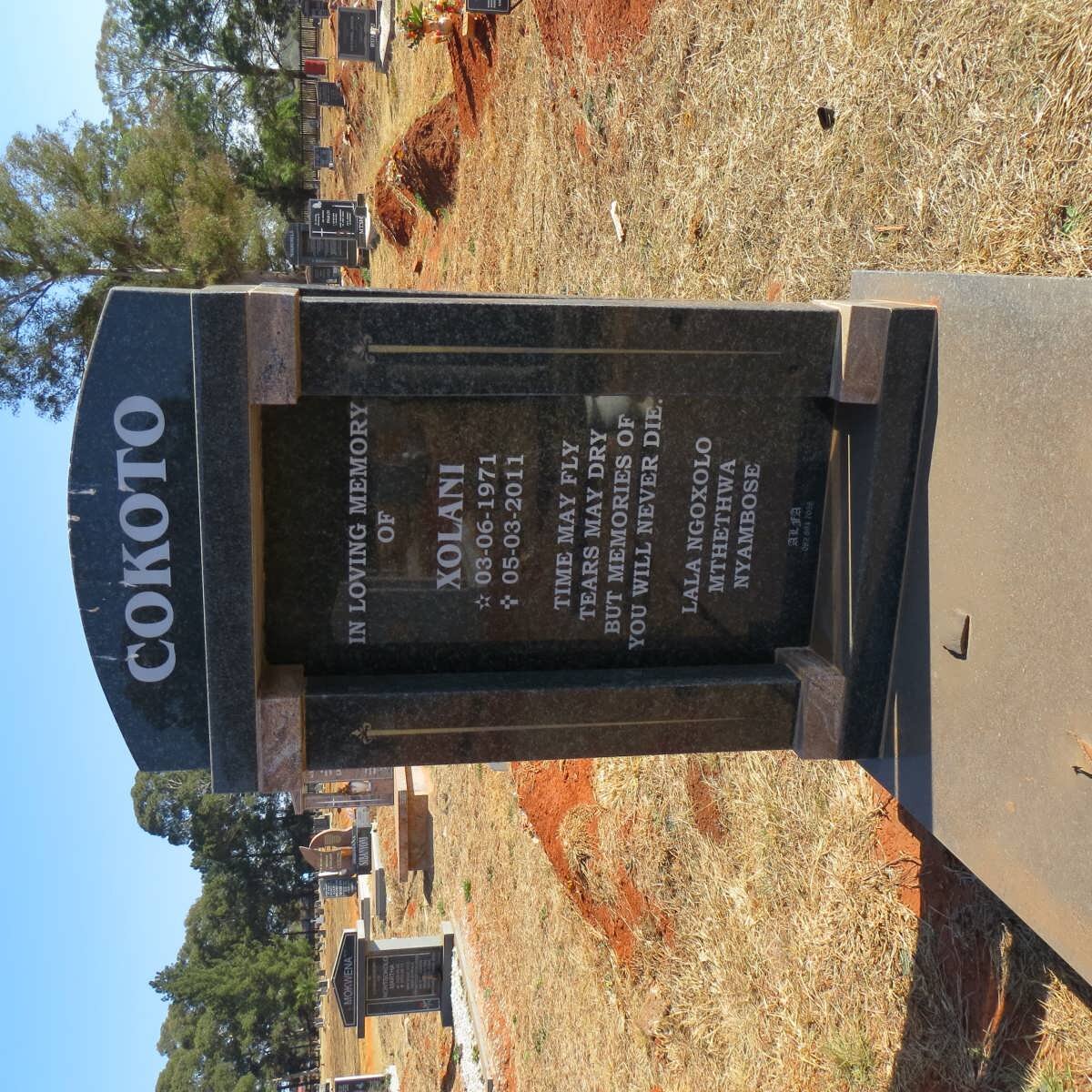 COKOTO Xolani 1971-2011