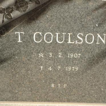 COULSON T. 1907-1979