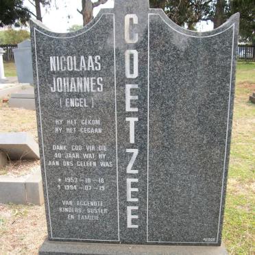 COETZEE Nicolaas Johannes 1953-1994