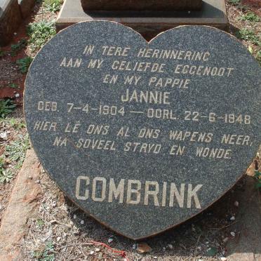 COMBRINK Jannie 1904-1948