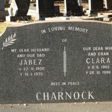 CHARNOCK Jabez 1900-1975 &amp; Clara 1902-1986