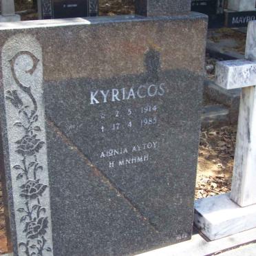 CHRISTOFOROU Kyriacos 1914-1985