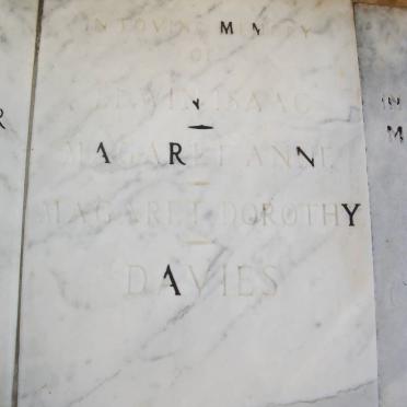 DAVIES Edwin Isaac :: DAVIES Magaret Anne :: DAVIES Margaret Dorothy