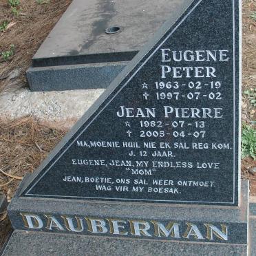 DAUBERMAN Eugene Peter 1963-1997 :: DAUBERMAN Jean Pierre 1982-2005