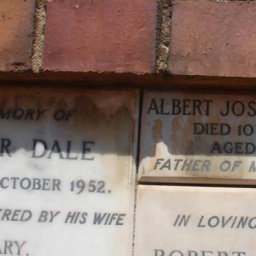 DALE Arthur -1952 :: HUMPHREYS Albert Joseph -1952