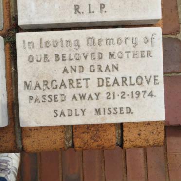 DEARLOVE Margaret -1974