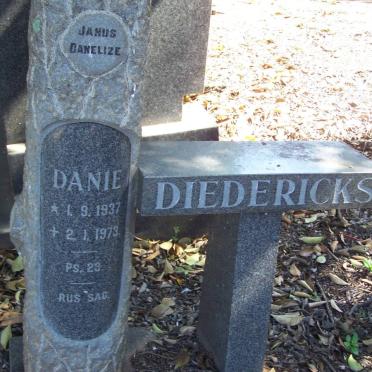 DIEDERICKS Danie 1937-1973