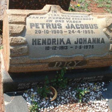 DRY Petrus Jacobus 1909-1959 &amp; Hendrika Johanna 1913-1975