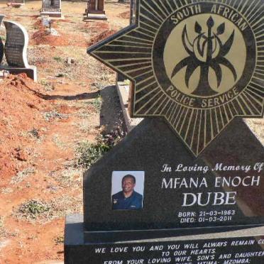 DUBE Mfana Enoch 1963-2011