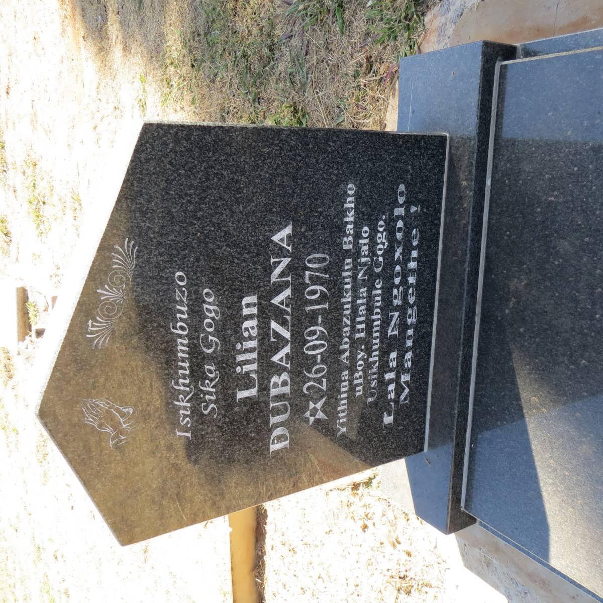 DUBAZANA Lilian 1970-