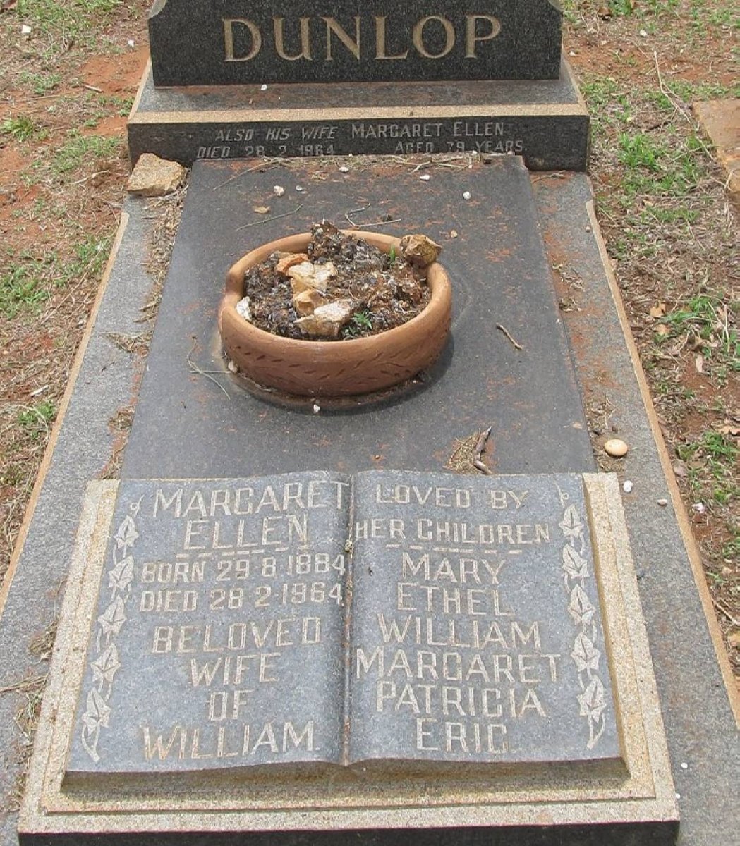 DUNLOP Margaret Ellen 1884-1964