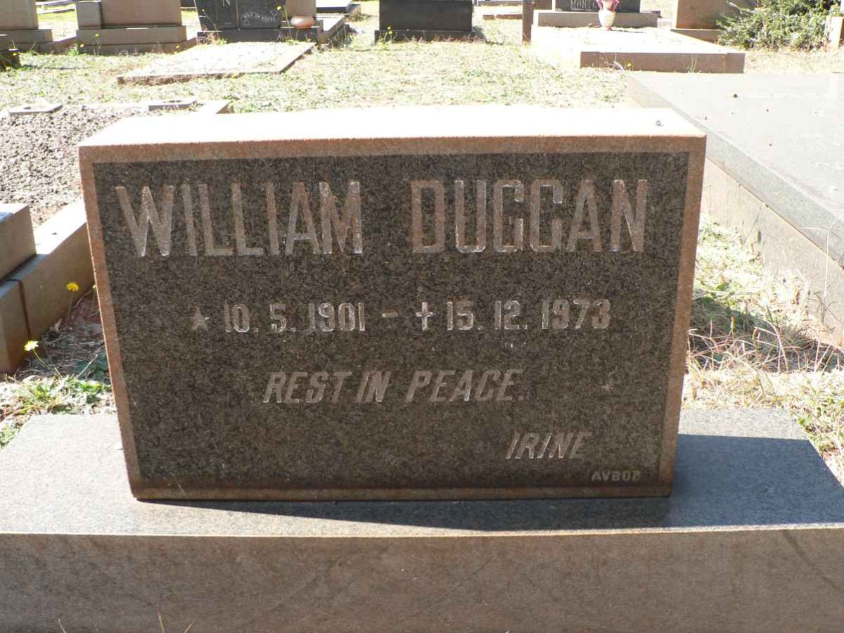 DUNCAN William 1901-1973
