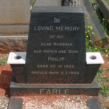 EARLE Philip 1905-1968