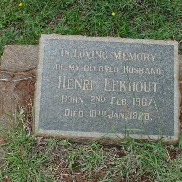 EEKHOUT Henri 1867-1928