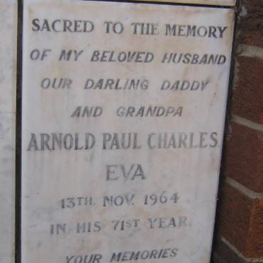EVA Arnold Paul Charles -1964
