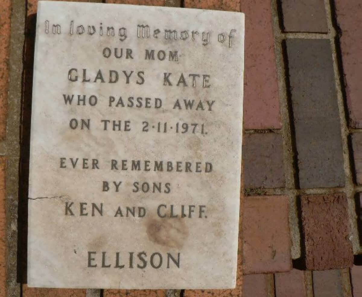 ELLISON Gladys Kate -1971
