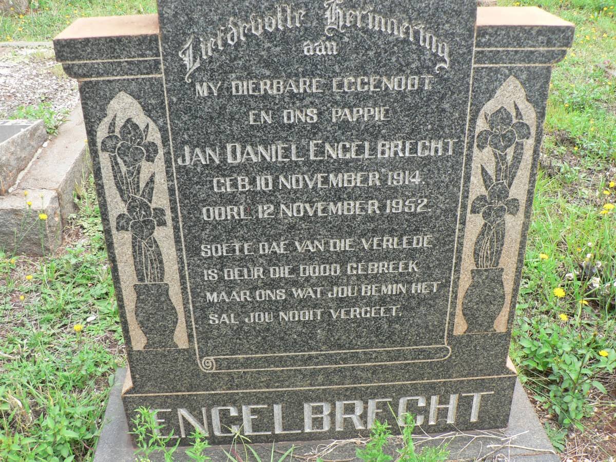 ENGELBRECHT Jan Daniel 1914-1952
