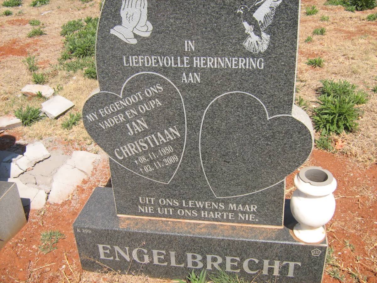ENGELBRECHT Jan Christiaan 1950-2009
