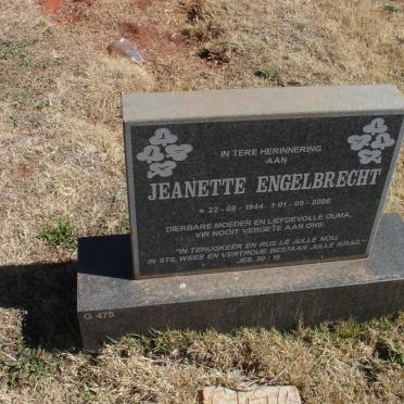 ENGELBRECHT Jeanette 1944-2006