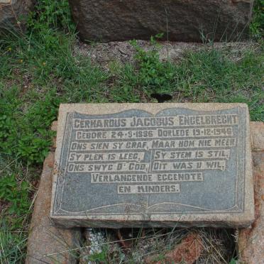 ENGELBRECHT Gerhardus Jacobus 1886-1946