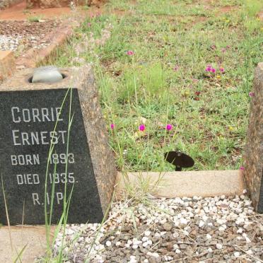 ERNEST Corrie Ernest 1893-1935 :: ERNEST Corrie 1925-1968