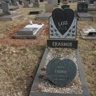 ERASMUS Lou 1912-1977 :: FOURIE Marco 1969-1994