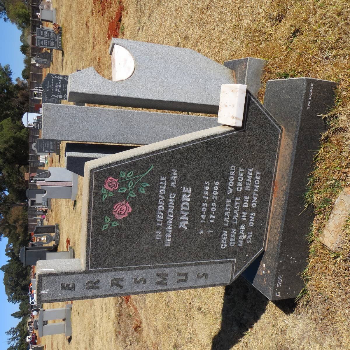 ERASMUS Andre 1965-2006