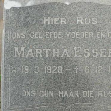 ESSERS Martha 1928-1984