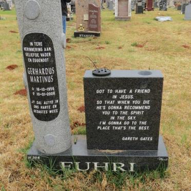 FUHRI Gerhardus Martinus 1956-2008