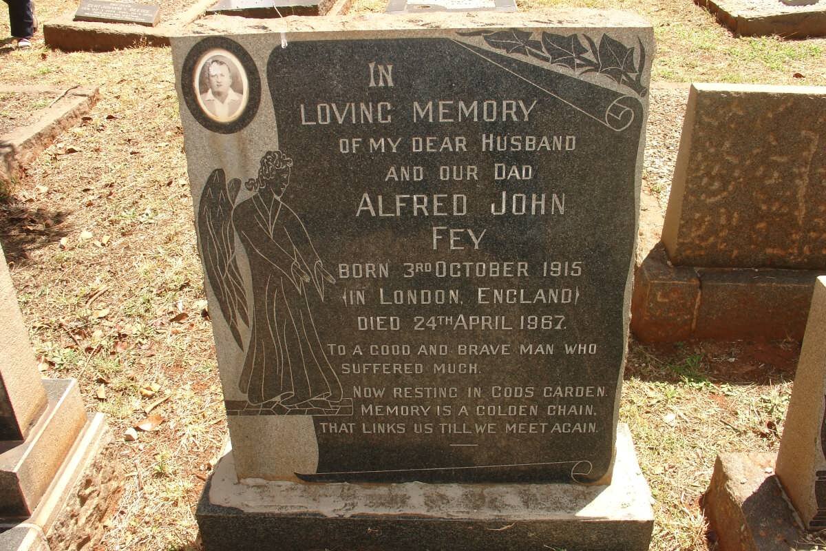 FEY Alfred John 1915-1967