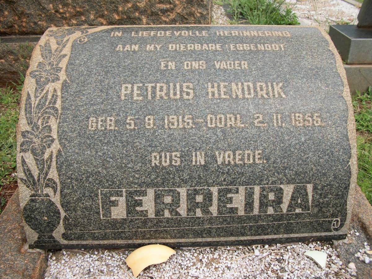 FERREIRA Petrus Hendrik 1915-1956