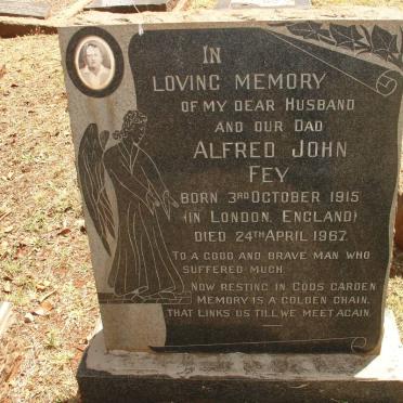 FEY Alfred John 1915-1967