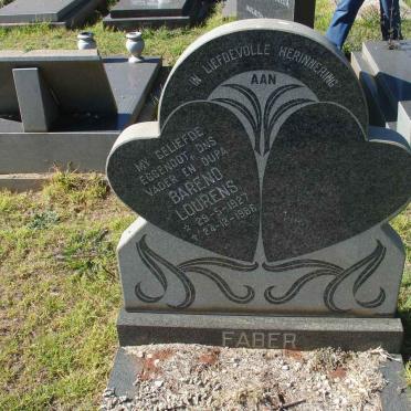 FABER Barend Lourens 1927-1986