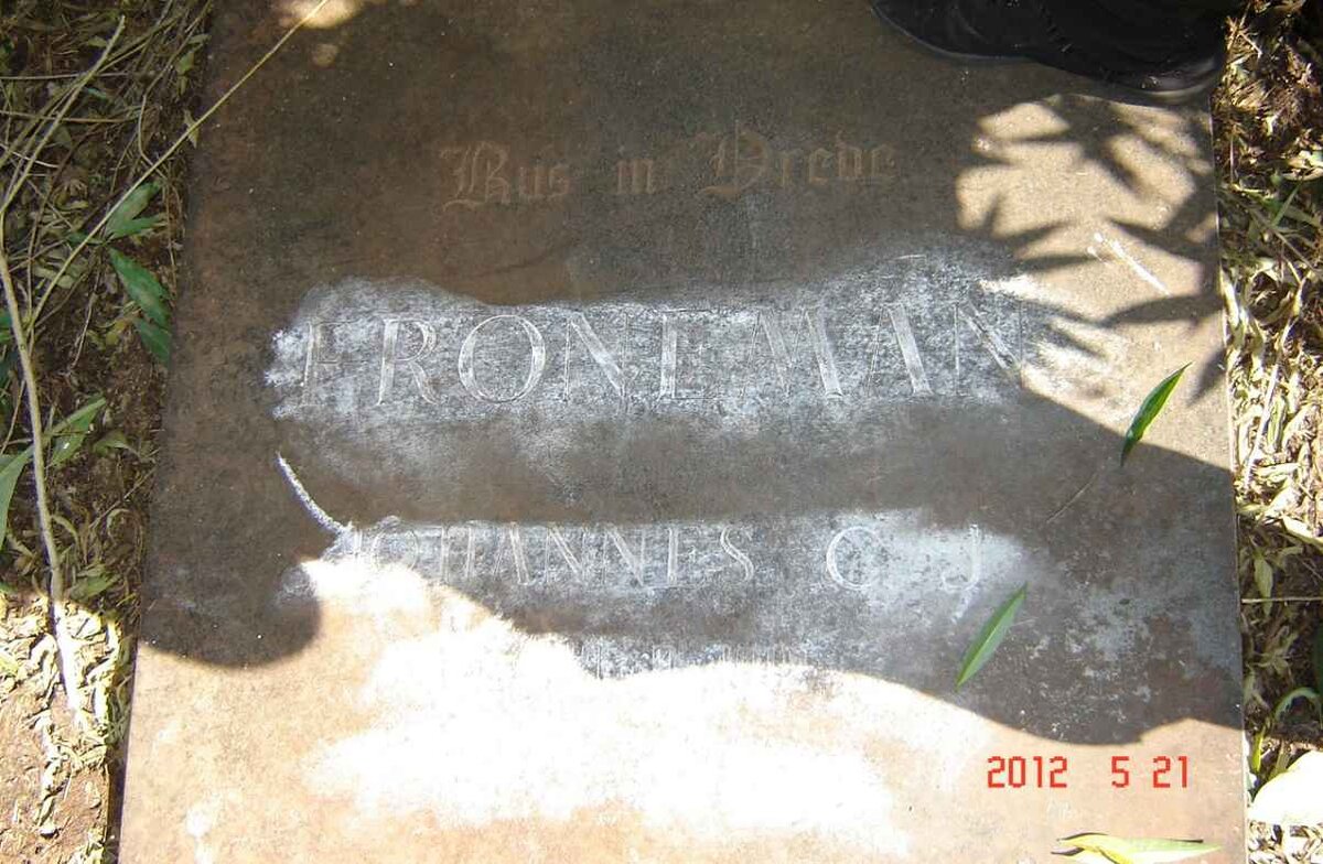 FRONEMAN Johannes C.J