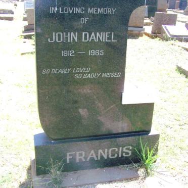 FRANCIS John Daniel 1912-1965