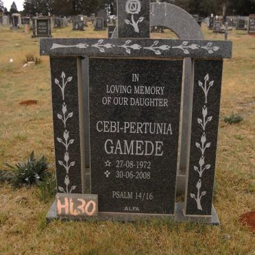 GAMEDE Cebi-Petunia 1972-2008