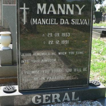 GERAL Manuel Da Silva 1953-1991