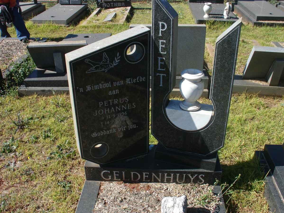 GELDENHUYS Petrus Johannes 1936-?
