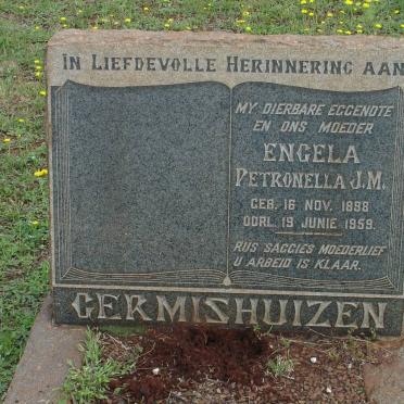 GERMISHUIZEN Engela Petronella J.M. 1898-1959