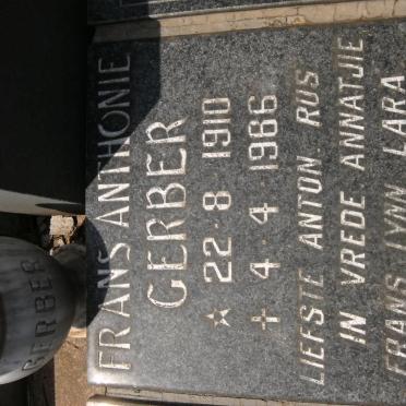 GERBER Frans Anthonie 1910-1986 