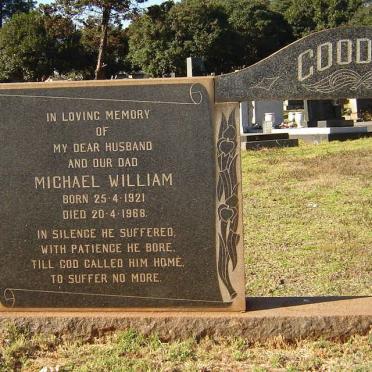 GOODWIN Michael William 1921-1968