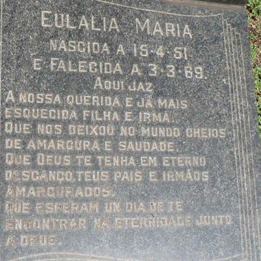 GOUVEIA Eulalia Maria 1951-1969